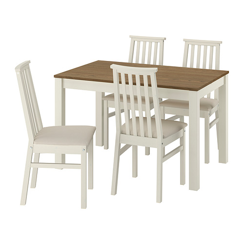 ÅLHULT/ÅLHULT, borð og fjórir stólar