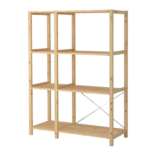 IVAR, 2 sections/shelves