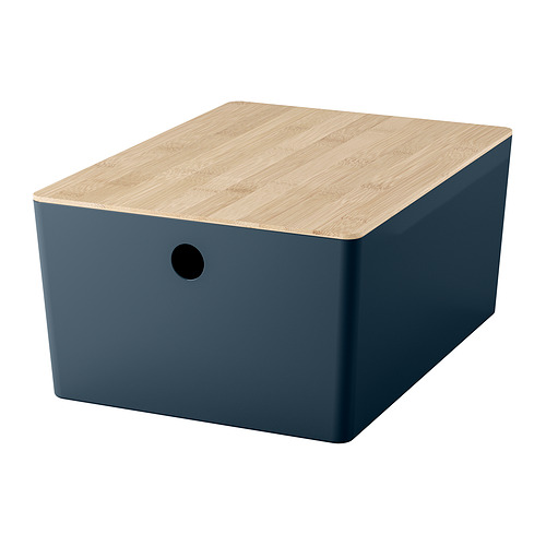 KUGGIS, kassi með loki