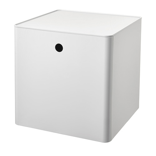 KUGGIS, storage box with lid
