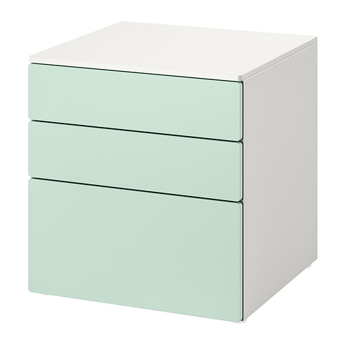 SMÅSTAD/PLATSA, chest of 3 drawers