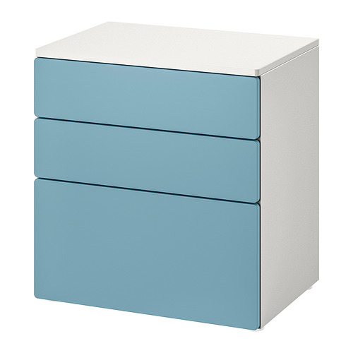 SMÅSTAD/PLATSA, chest of 3 drawers