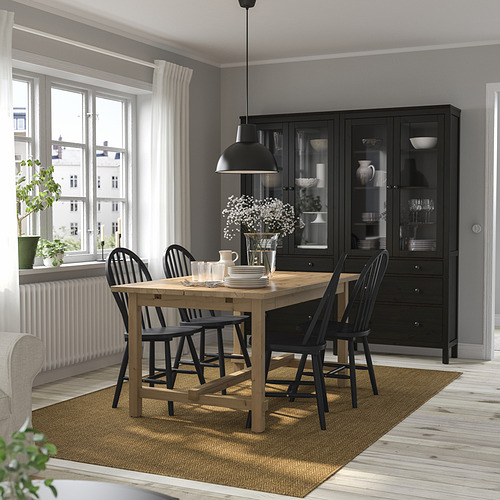 NORDVIKEN/SKOGSTA, table and 4 chairs