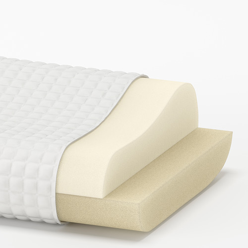 ROSENSKÄRM, ergonomic pillow, side/back sleeper