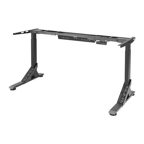 UPPSPEL, underframe sit/stand f table tp, el