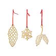 VINTERFINT tree ornament set of 3