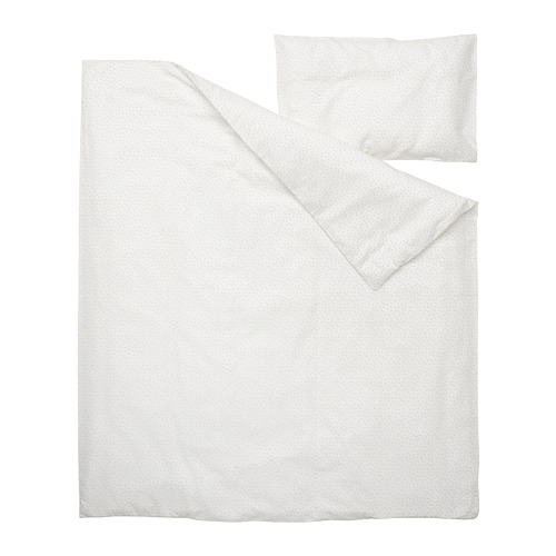 LEN, duvet cover 1 pillowcase for cot