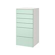 White/light green