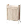 ENHET laundry bag with castors