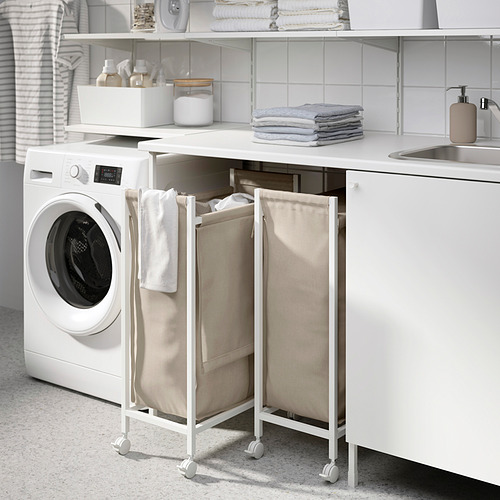 ENHET, laundry bag with castors