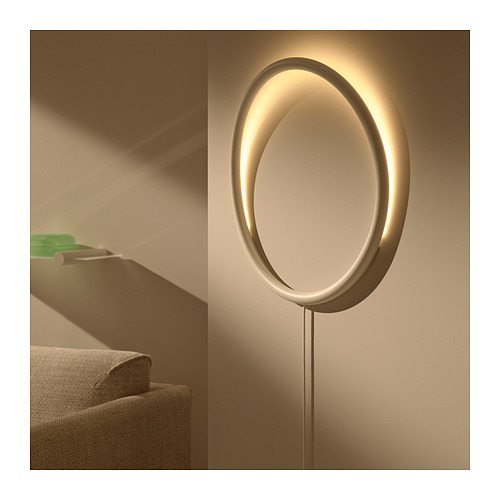 VARMBLIXT, LED wall lamp