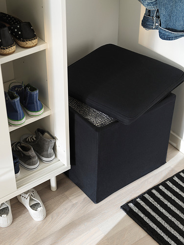 BOSNÄS, footstool with storage