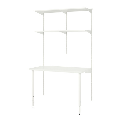 BOAXEL/LAGKAPTEN, shelving unit with table top