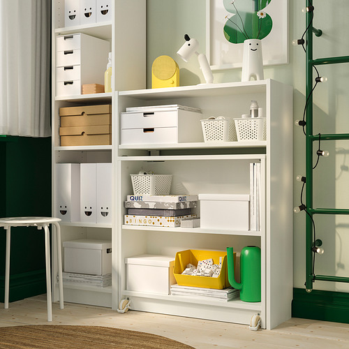 BILLY, bookcase comb w foldable table