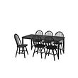 DANDERYD/SKOGSTA table and 6 chairs
