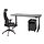 UPPSPEL/MATCHSPEL, desk, chair and drawer unit