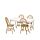 INGATORP/SKOGSTA, table and 4 chairs