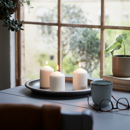 LÄTTNAD, unscented block candle