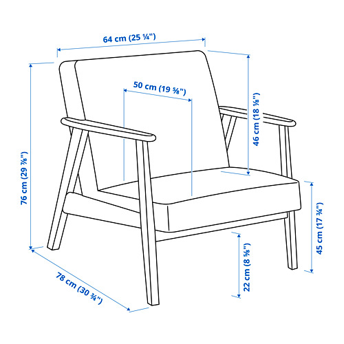 EKENÄSET armchair