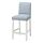 BERGMUND, bar stool with backrest