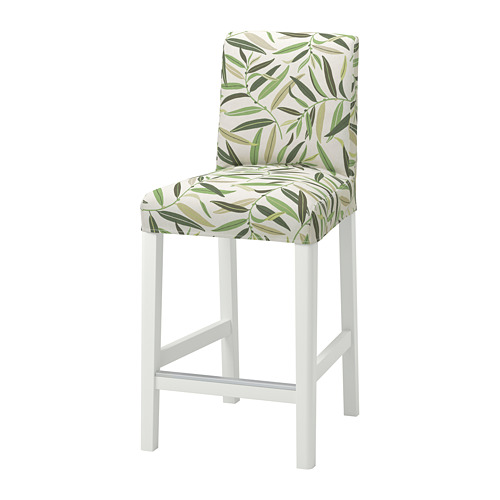 BERGMUND, bar stool with backrest