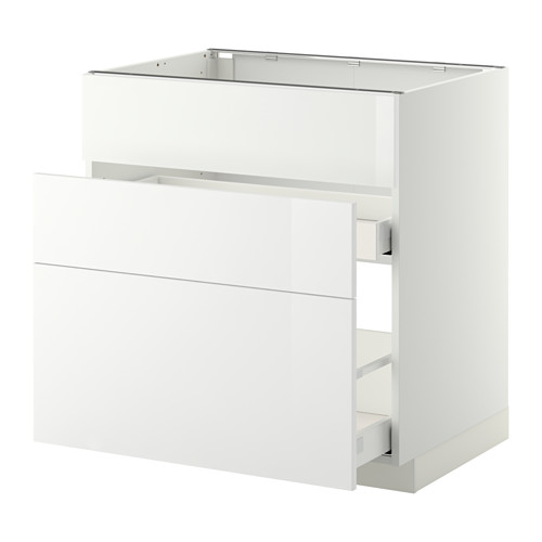 METOD/MAXIMERA base cab f sink+3 fronts/2 drawers