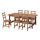NORDVIKEN/NORDVIKEN, table and 6 chairs