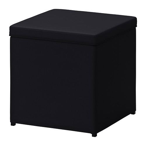 BOSNÄS, footstool with storage