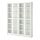 BILLY/OXBERG, bookcase combination w glass doors