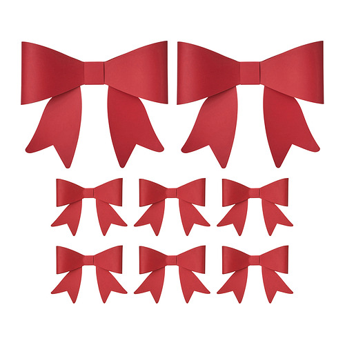 VINTERFINT jólatrésskraut, 8 í setti