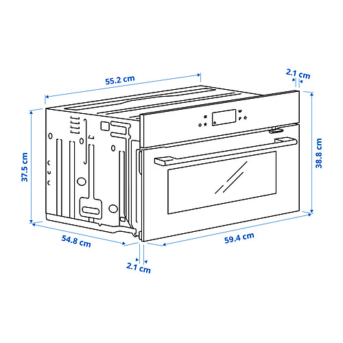 FRILLESBO true fan oven w microwave func
