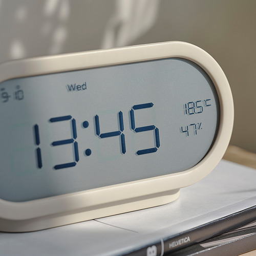 RÖDSTRÄFSE, alarm clock with hygro-/thermometer