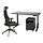 UPPSPEL/MATCHSPEL, desk, chair and drawer unit