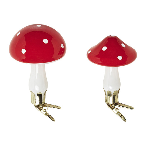 VINTERFINT jólatrésskraut, 2 í setti