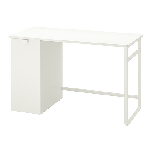 LÄRANDE desk with pull-out storage unit