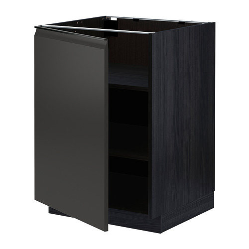 METOD base cabinet with shelves