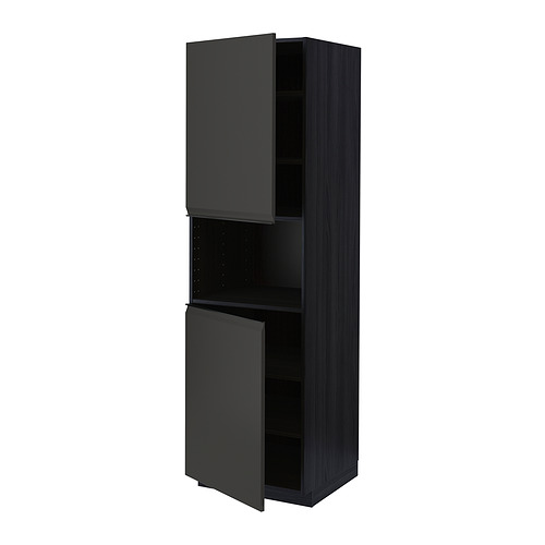 METOD high cab f micro w 2 doors/shelves