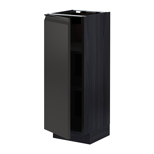 METOD base cabinet with shelves