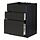 METOD/MAXIMERA, base cab f sink+3 fronts/2 drawers