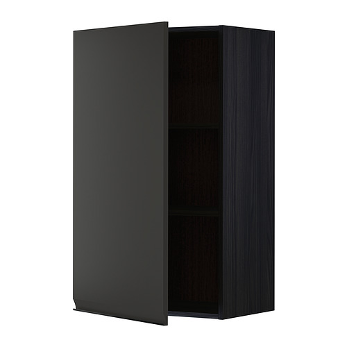 METOD, wall cabinet with shelves