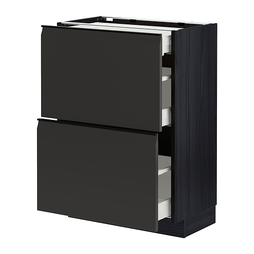 METOD/MAXIMERA base cab with 2 fronts/3 drawers