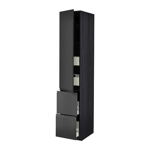 METOD/MAXIMERA hi cab w shlvs/4 drawers/dr/2 frnts