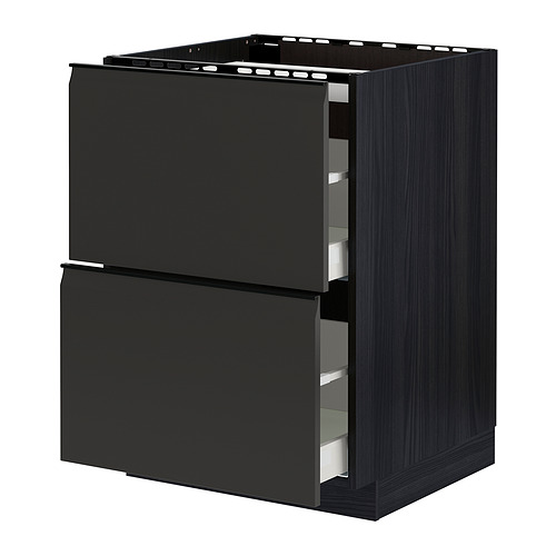 METOD/MAXIMERA, base cab f hob/2 fronts/2 drawers