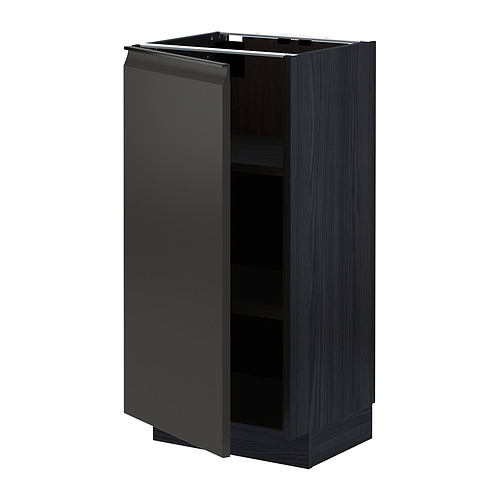 METOD base cabinet with shelves