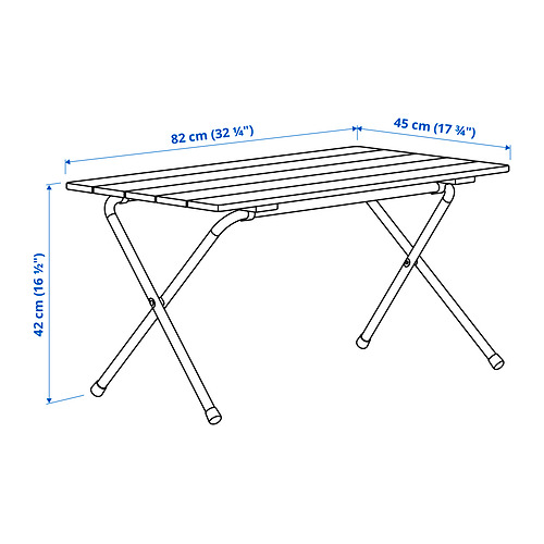 SOLUPPGÅNG folding table
