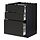METOD/MAXIMERA, base cab f hob/3 fronts/3 drawers