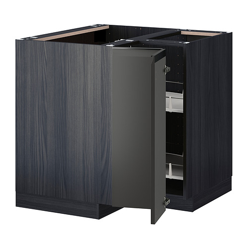 METOD corner base cabinet with carousel