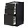 METOD/MAXIMERA, base cab 4 frnts/4 drawers