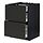 METOD/MAXIMERA, base cab f hob/2 fronts/3 drawers