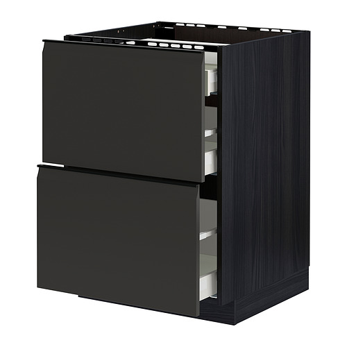 METOD/MAXIMERA base cab f hob/2 fronts/3 drawers